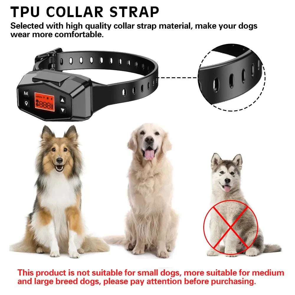 Ultimate Wireless GPS Pet Fence & Training Collar - Waterproof Anti-Runaway Safety System for Dogs